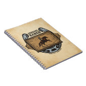 カウボーイ ネーム追加 ウェスタン ファミリー 馬牧場 ノートブック (右側)