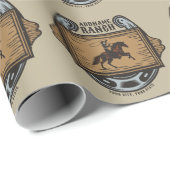 カウボーイ ネーム追加 ウェスタン ファミリー 馬牧場 ラッピングペーパー (ロールコーナー)