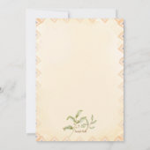 カウボーイ ハット ご招待 招待状 (裏面)