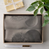 カウボーイ・ハロウィーンの衣装を着た黒いプードル 薄葉紙 (ギフト)