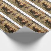 カウボーイ・ハーディング・アット・ザ・ランチ ラッピングペーパー (角)