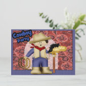 カウボーイ・パーティー 招待状 (スタンド正面)