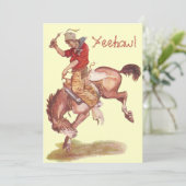 カウボーイ パーティー 招待状 (スタンド正面)