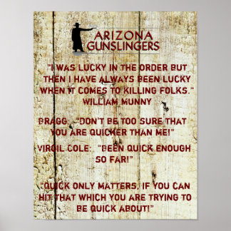 カウボーイ・ファスト・ドローのモチベーション・ポスター ポスター