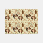 カウボーイ フリースブランケット (正面(横))