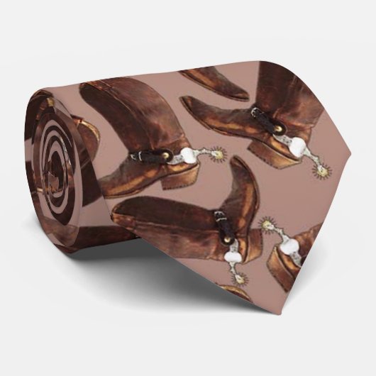 カウボーイ・ブーツのタイ ネクタイ (ロール)