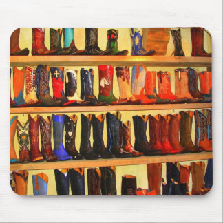 カウボーイ・ブーツのマウスパッド マウスパッド