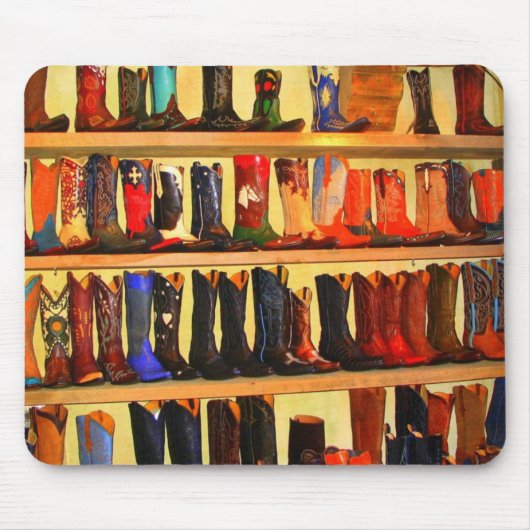 カウボーイ・ブーツのマウスパッド マウスパッド (正面)