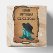 カウボーイ・ブーツ西パーソナライズされたの好重箱 フェイバーボックス (上部)