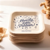 カウボーイ ベビーシャワー プレート Howdy Little Partner