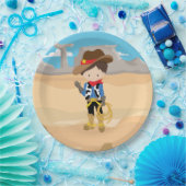 カウボーイ ペーパープレート (パーティー)