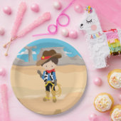 カウボーイ ペーパープレート (パーティー)