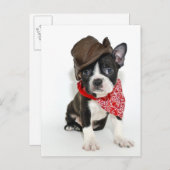 カウボーイ・ボストン ポストカード (正面/裏面)