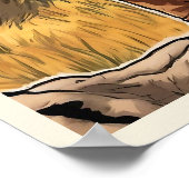 カウボーイ・ボーイ・グラフィック・アートになりたい ポスター (角)