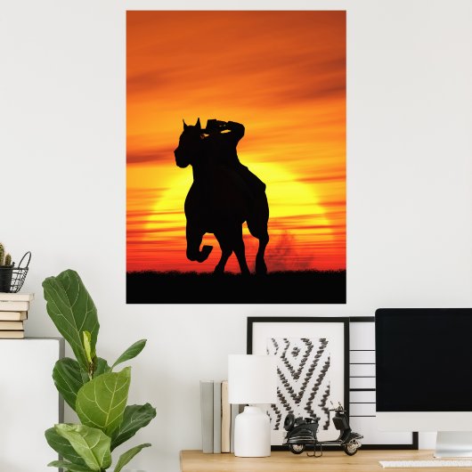 カウボーイ ポスター (ホームオフィス)