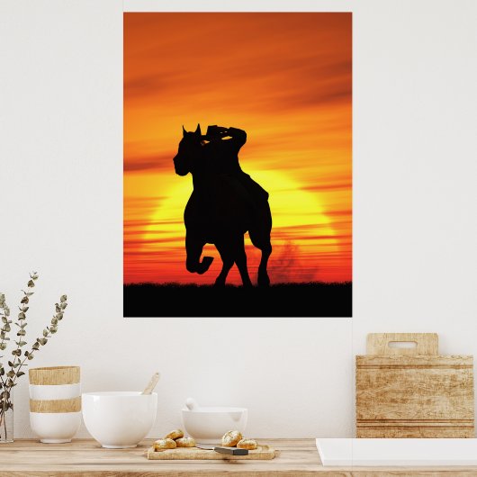 カウボーイ ポスター (キッチン)