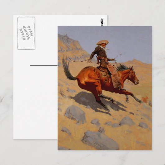 カウボーイ ポストカード (正面/裏面)