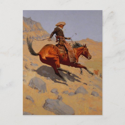 カウボーイ ポストカード (正面)