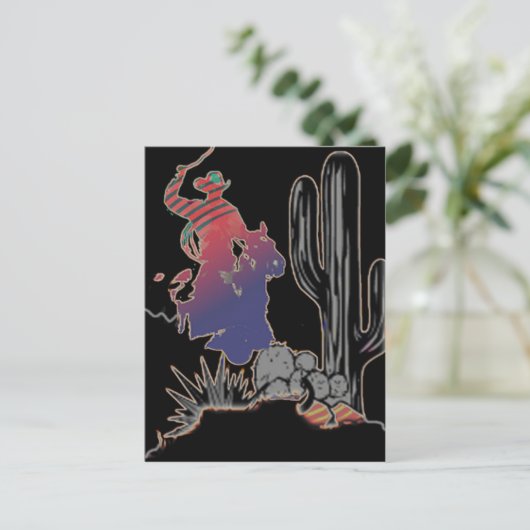 カウボーイ ポストカード (スタンド正面)