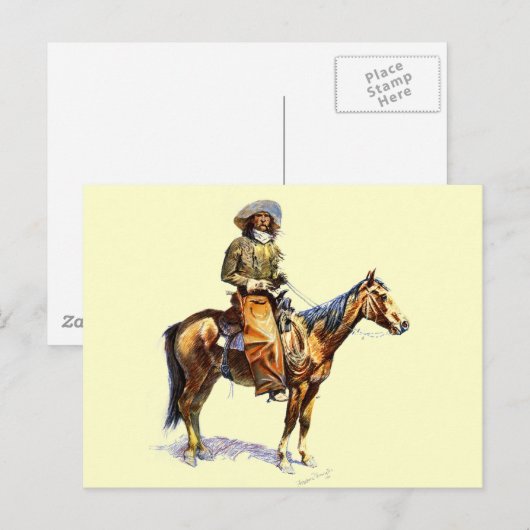 カウボーイ ポストカード (正面/裏面)