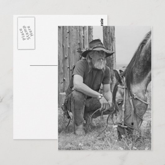 カウボーイ ポストカード (正面/裏面)