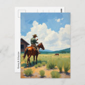 カウボーイ ポストカード (正面/裏面)