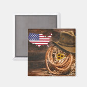 カウボーイ マグネット (正面/裏面)