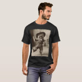 カウボーイ ヨークシャー テリア Tシャツ (正面フル)