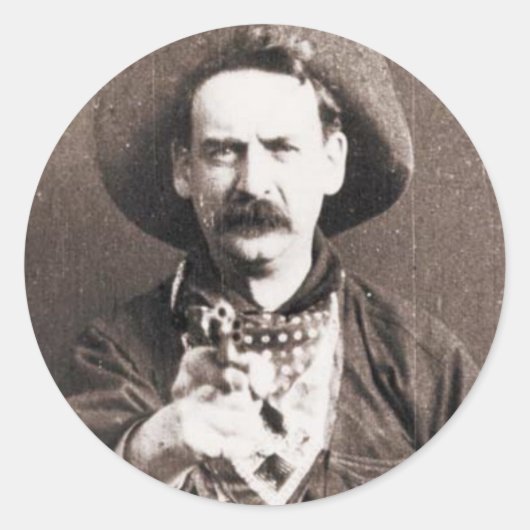 カウボーイ ラウンドシール (正面)