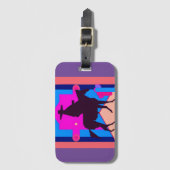 カウボーイ ラゲッジタグ (正面縦)