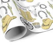 カウボーイ ラッピングペーパー (ロールコーナー)