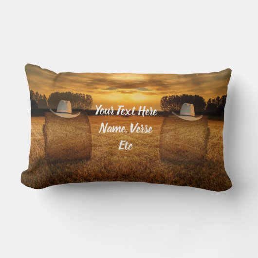 カウボーイ ランバークッション (正面)