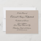 カウボーイ レトロ ボーイ チャイルド かわいい ウェスタン 招待状 (裏面)