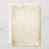 カウボーイ・ロデオ1歳の誕生日どのように西は1だった 招待状 (裏面)