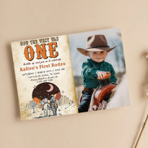 カウボーイ・ロデオ1歳の誕生日どのように西は1だった