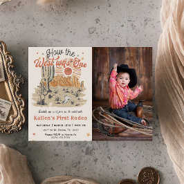 カウボーイ・ロデオ1st西の写真は1枚 招待状