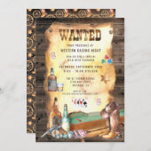 カウボーイ・ロデオ・カジノ 招待状 (正面/裏面)