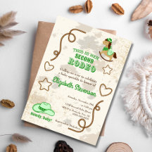 カウボーイ・ロデオ ユニセックス ハウディ ベイビーシャワー スプリンクル