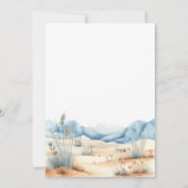 カウボーイ・ロデオ・ワイルド・パーティー・ウェスタン・ランチ 5歳の誕生日 招待状 (裏面)