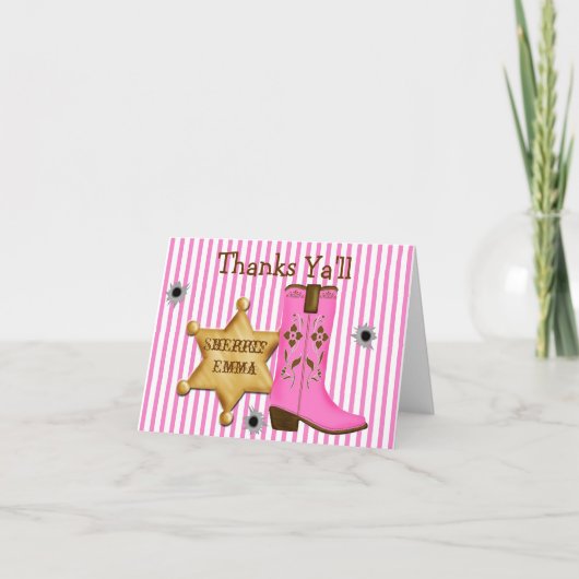 カウボーイ・ワイルド・ウェスト・ノート・カード シーズンカード (正面)