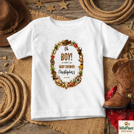カウボーイ ワイルド ウェスト ロデオ ランチ | ラスティック ウェスタン ベイビー ベビーTシャツ