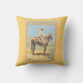 カウボーイ(側面図)アリゾナ クッション (裏面)