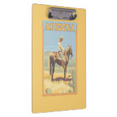 カウボーイ(側面図)アリゾナ クリップボード (右)