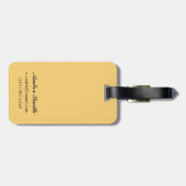 カウボーイ(側面図)サウスダコタ ラゲッジタグ (裏面横)