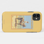 カウボーイ(側面図)サウスダコタ Case-Mate iPhoneケース (裏面(横))