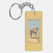 カウボーイ(側面図)ニューメキシコ キーホルダー (正面左)