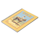 カウボーイ（側面図）ユタ ノートブック (左側)