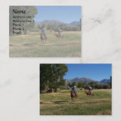 カウボーイ 名刺 (正面/裏面)