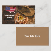 カウボーイ 名刺 (正面/裏面)