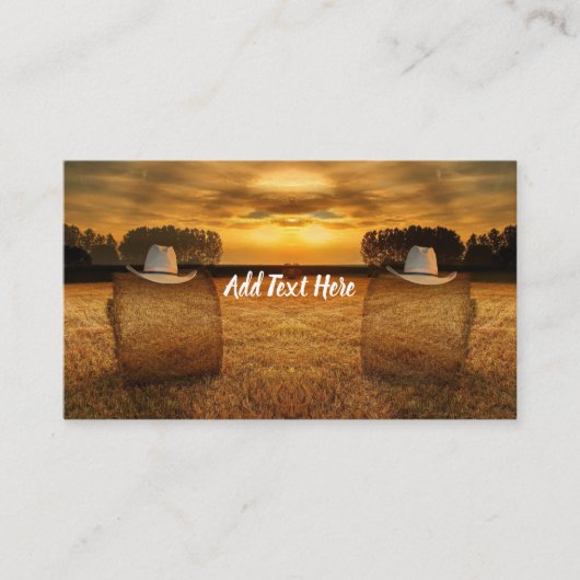 カウボーイ 名刺 (正面)